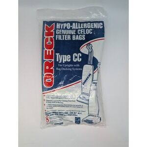 8 ORECK Type CC Hypo-Allergenic Genuine Celoc Filter Bags Vacuum Cleaner CCPK8DW